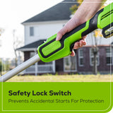 24V 13" Cordless Battery String Trimmer,  4.0Ah Battery and Charger Included