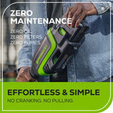 80V 17" Brushless String Trimmer (Tool Only) BONUS: Shoulder Strap and Extra Line