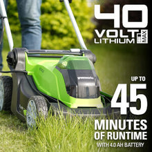 Load image into Gallery viewer, 40V 17&quot; Lawn Mower &amp; 40V 12&quot; String Trimmer Combo Kit, 4.0Ah Battery and Charger Included

