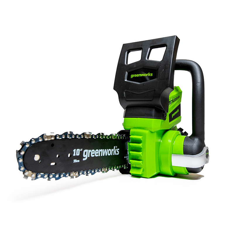 24V 10" Cordless Chainsaw, 2.0Ah Battery and Charger Included