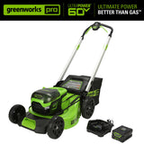 60V 21" Brushless Self-Propelled Lawn Mower, 5.0Ah Battery and Charger Included