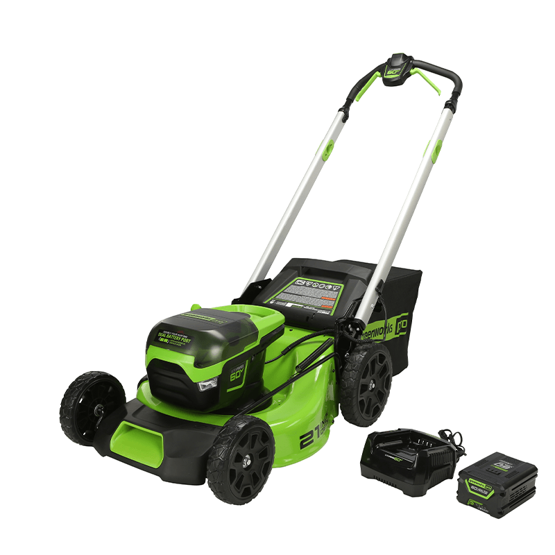 60V 21" Push Lawn Mower, 5.0Ah Battery and Rapid Charger Included