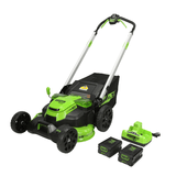 60V 25" Self-Propelled Turbo Mower, (2) 4.0Ah  Battery and Dual Port Charger Included