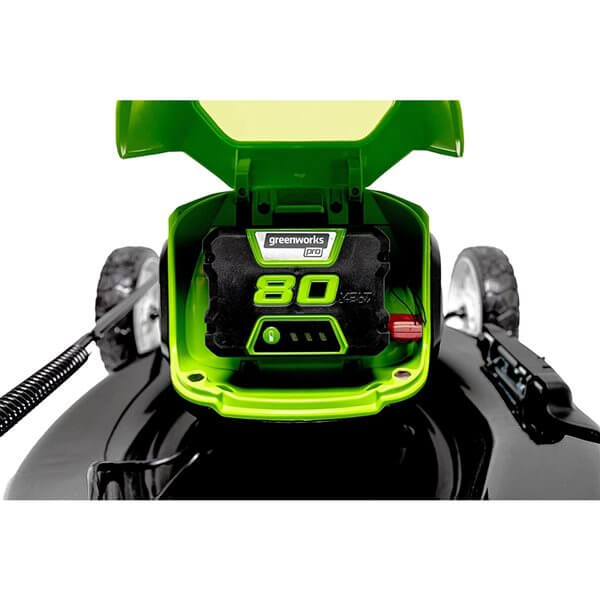 80V 21" Brushless Self-Propelled Lawn Mower, 4.0Ah Battery and Charger Included