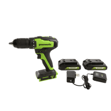 Load image into Gallery viewer, 24V Brushless Drill / Driver, (2) 1.5Ah Batteries and Charger Included
