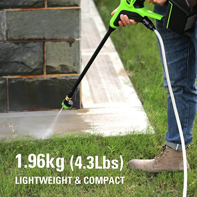24V 600 PSI Pressure Washer, 4.0Ah Battery and Charger Included (Available at Costco)