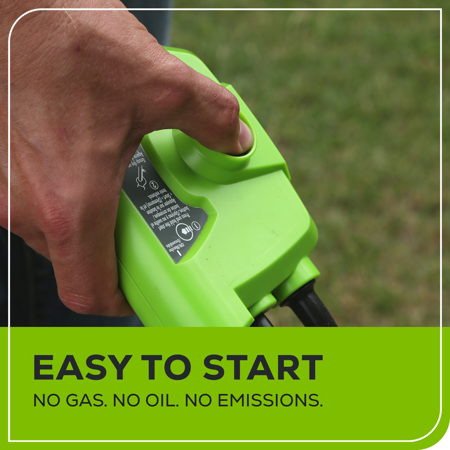 Electric Lawn Mower - 13 Amp 21" Corded Push Mower | Greenworks ...