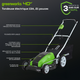 Electric Lawn Mower - 13 Amp 21" Corded Push Mower | Greenworks ...