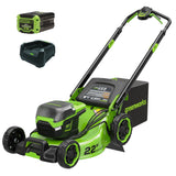 60V 22" Cordless Battery Self-Propelled Lawn Mower, 8.0Ah Battery & Charger Included
