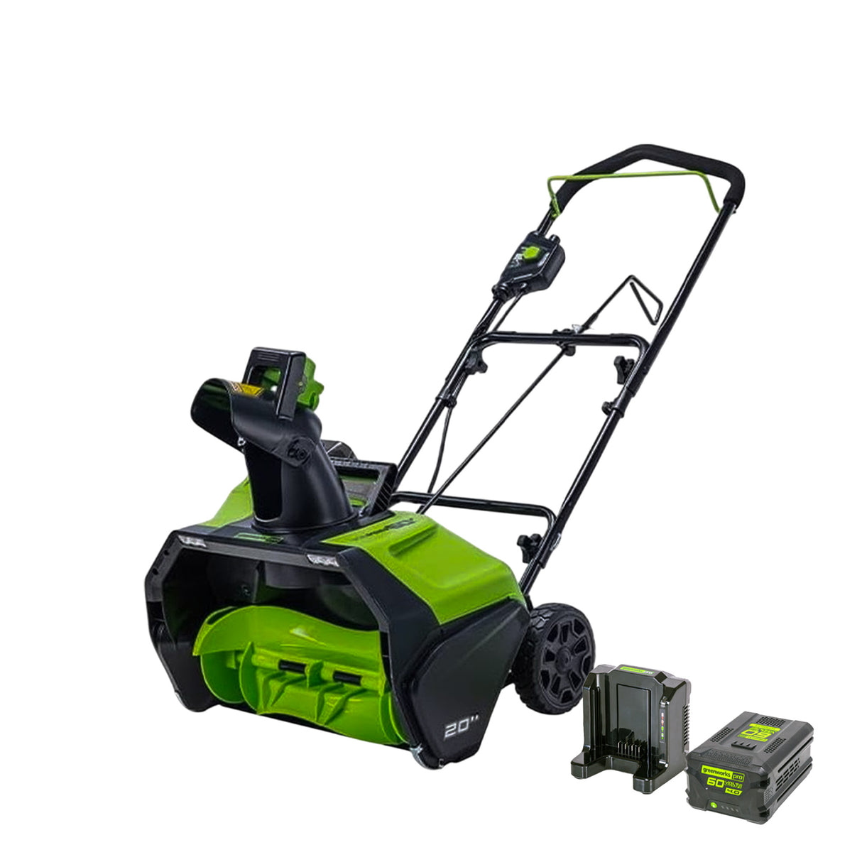 60V 20" Snow Thrower, 4.0Ah Battery and Charger Included