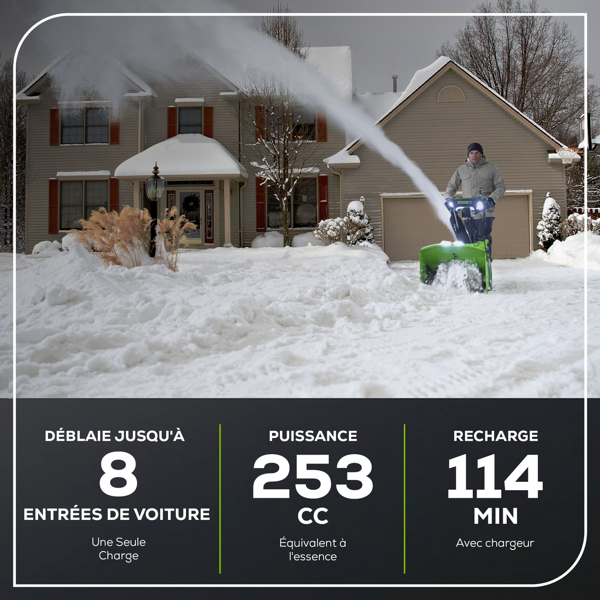 Greenworks 60V 24" Dual Stage Snow Thrower (Tool Only)