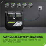 80V 2000W 4-Slot Inverter Portable Power Station (Tool Only)