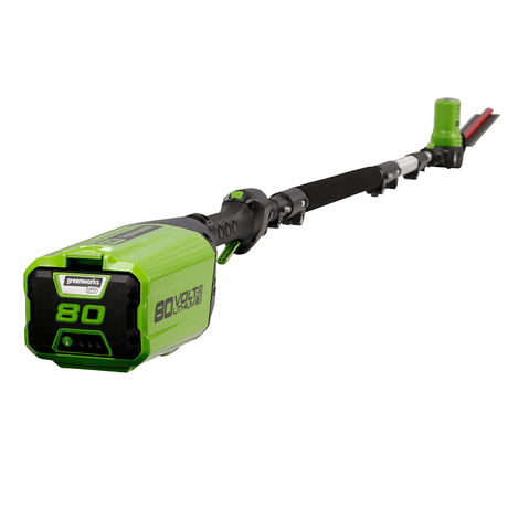 80V 20" Pole Hedge Trimmer, (2) 2.0Ah Battery and Charger