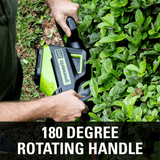 60V Pro 26" Hedge Trimmer, 2.0Ah Battery and Charger