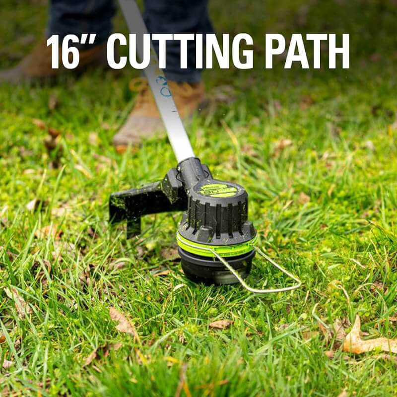 Greenworks Pro 21 3 in 1 Push Mower 16 In. 80v String Grass Trimmer 2 X 2ah Batteries