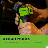 24V High Intensity LED Flashlight (Tool Only)