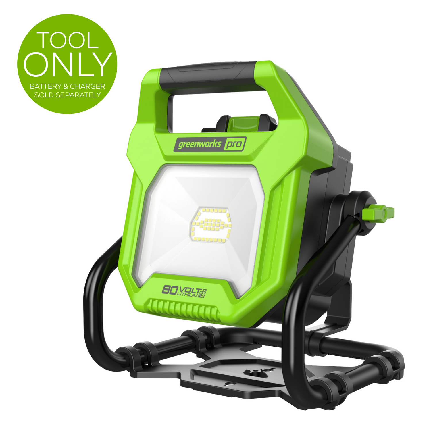 80V AC/DC 2500 Lumen LED Work Light (Tool Only) – Greenworks Tools 80V AC/DC 2500 Lumen LED Work Light (Tool Only) – Greenworks Tools