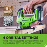 24V Brushless Jig Saw (Tool Only)