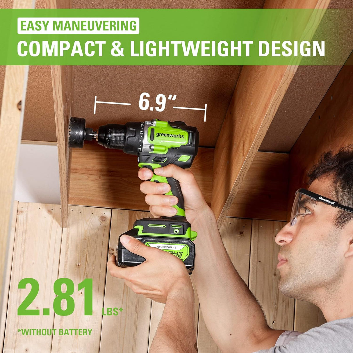 24V Cordless Brushless 1/2" Drill Driver (Tool Only)