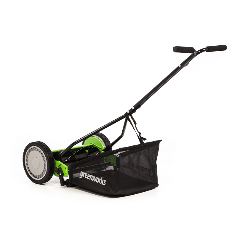Greenworks reel lawn mower sale