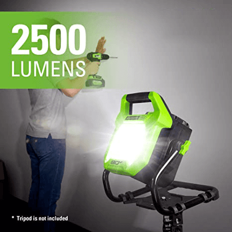 Lampe de travail à LED 80 V CA/CC 2 500 lumens (outil uniquement)