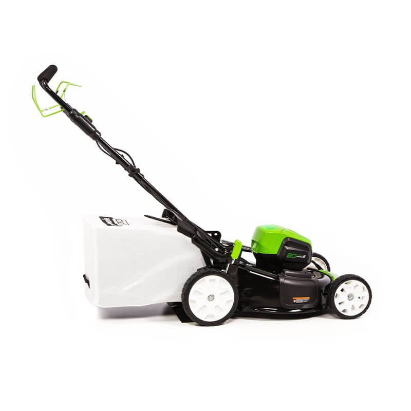 80V 21" Brushless Self-Propelled Lawn Mower, 5.0Ah Battery and Charger Included