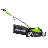 Greenworks 40V 14" Cordless Push Lawn Mower, 4.0 AH Battery and Charger Included
