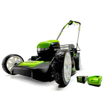 将图片加载到图库查看器，80V 21&quot; Brushless Self-Propelled Lawn Mower, 4.0Ah Battery and Charger
