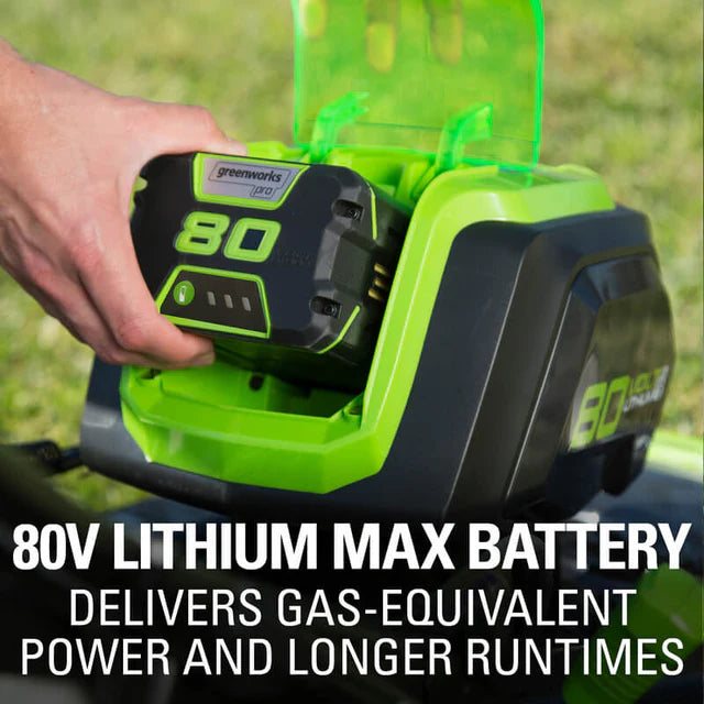 80V 21" Brushless Lawn Mower, 4.0Ah Battery and Charger Included BONUS: Extra Blade