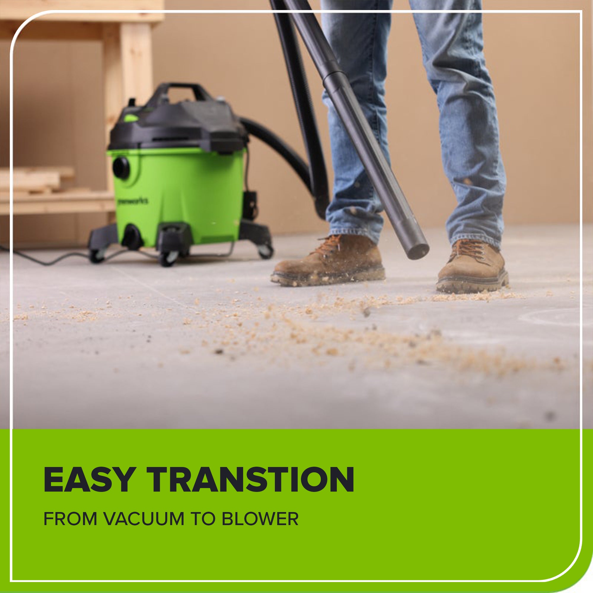 Corded 34L (9-Gallon) Wet/Dry Vacuum – Greenworks Tools Canada Inc.