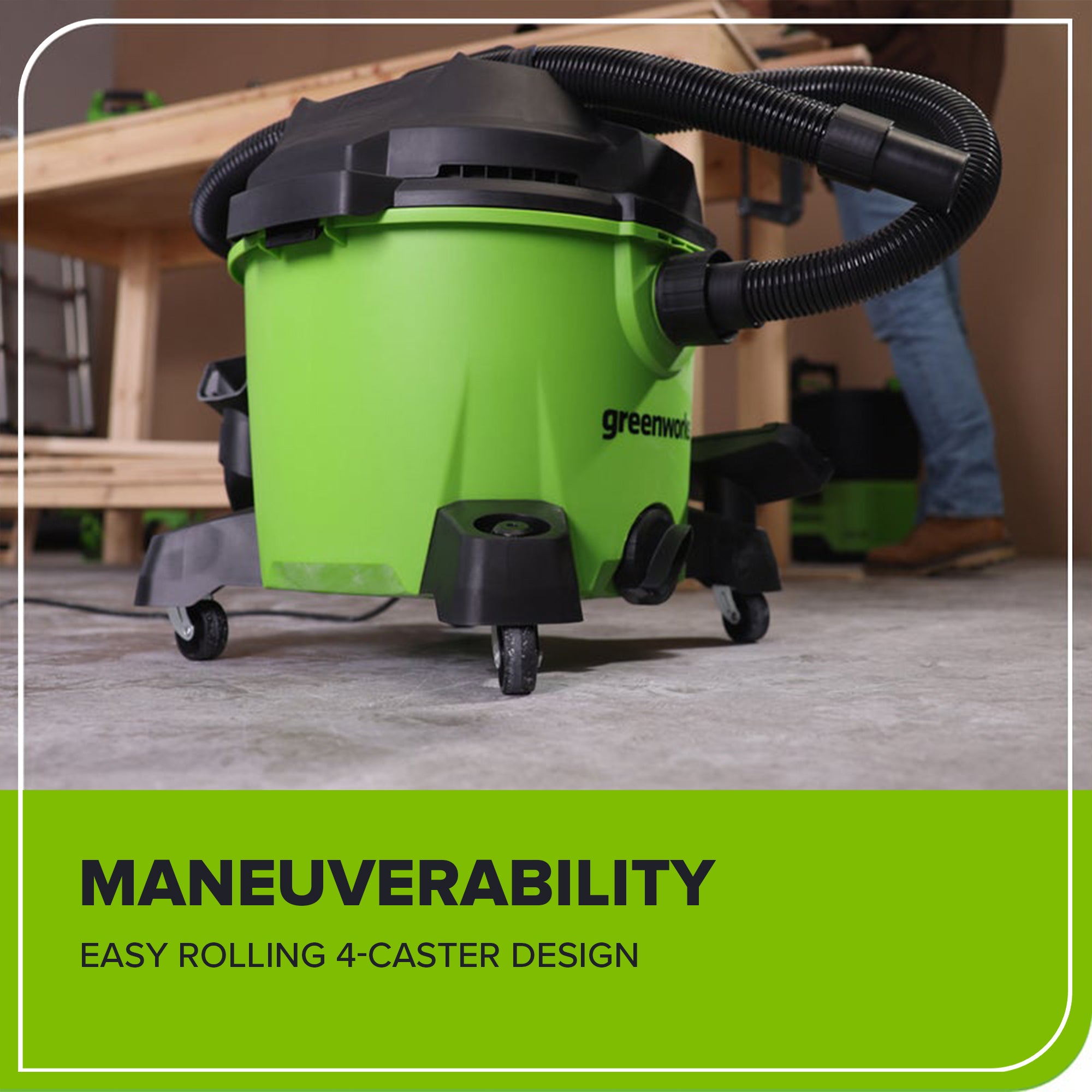 Corded 34L (9-Gallon) Wet/Dry Vacuum – Greenworks Tools Canada Inc.