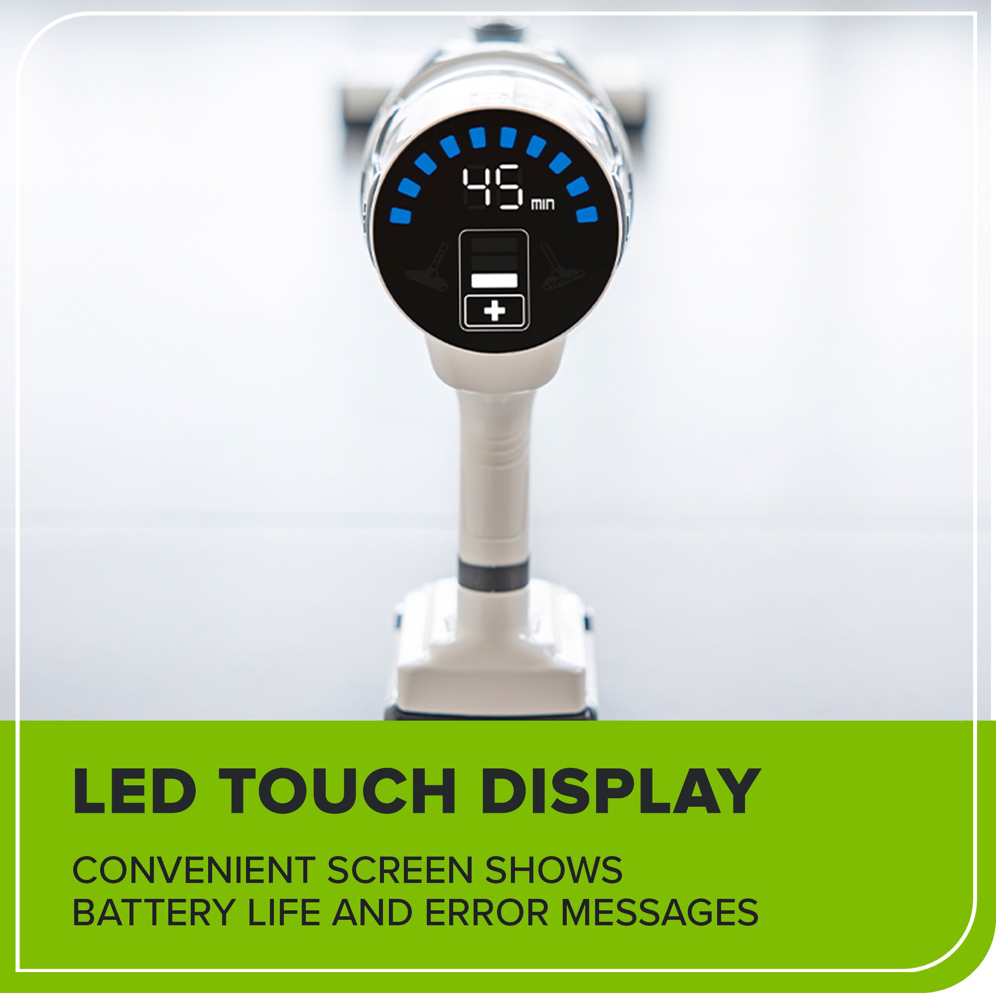 24V Cordless Deluxe Stick Vacuum, 4.0 Ah USB-C Battery & 30-Minute