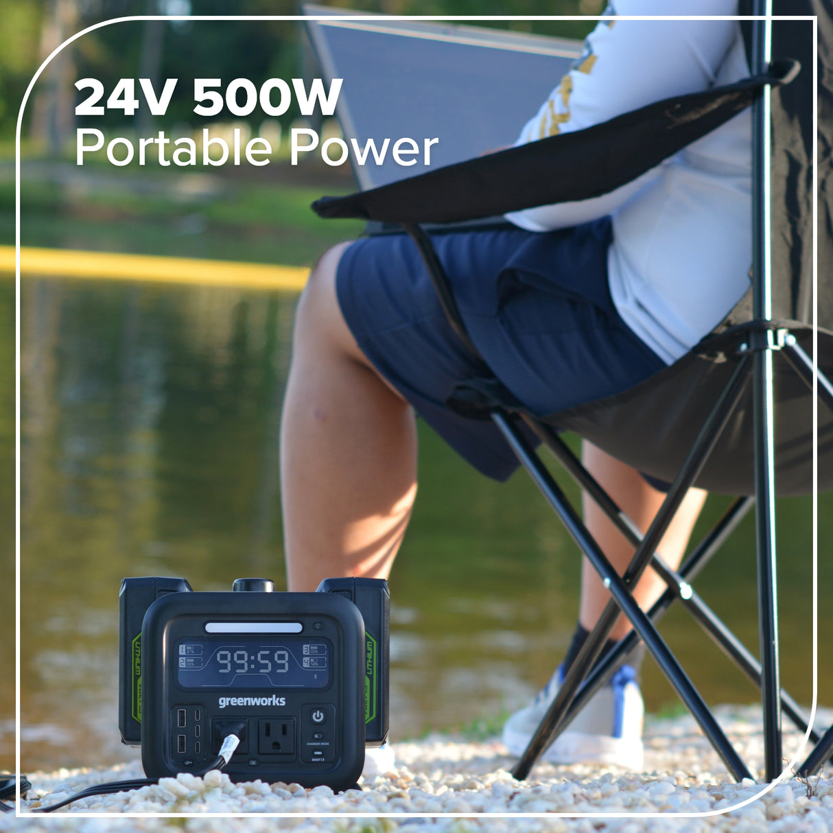 24V 500W Portable Power Station (Tool Only)