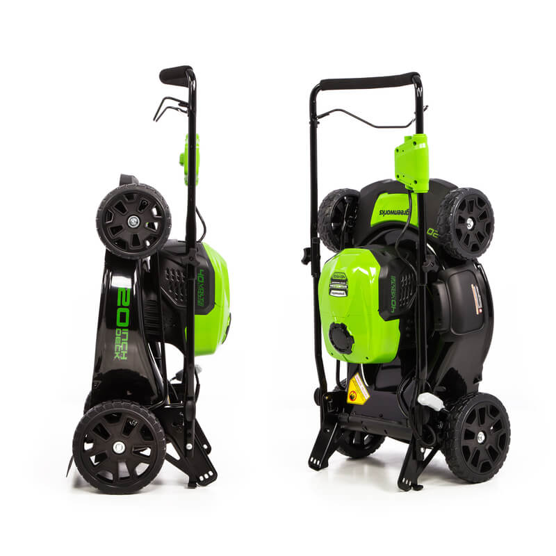 Greenworks 40V 20" Brushless Cordless Push Lawn Mower, 4.0Ah Battery and Charger Included