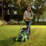 Greenworks 40V 16" Cordless Push Lawn Mower, 4.0Ah Battery and Charger Included