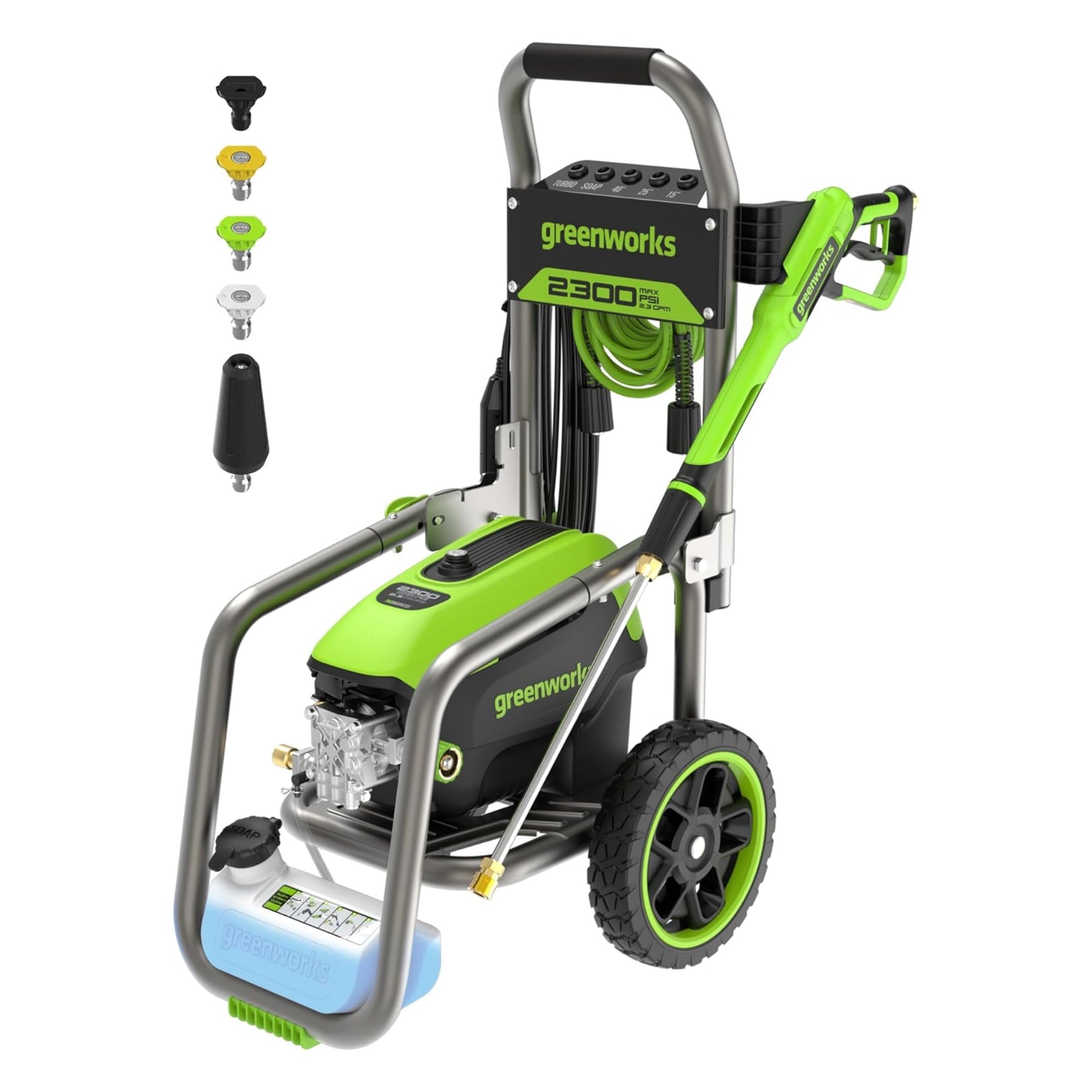 2300 PSI 2.3 GPM Brushless Electric Pressure Washer – Greenworks