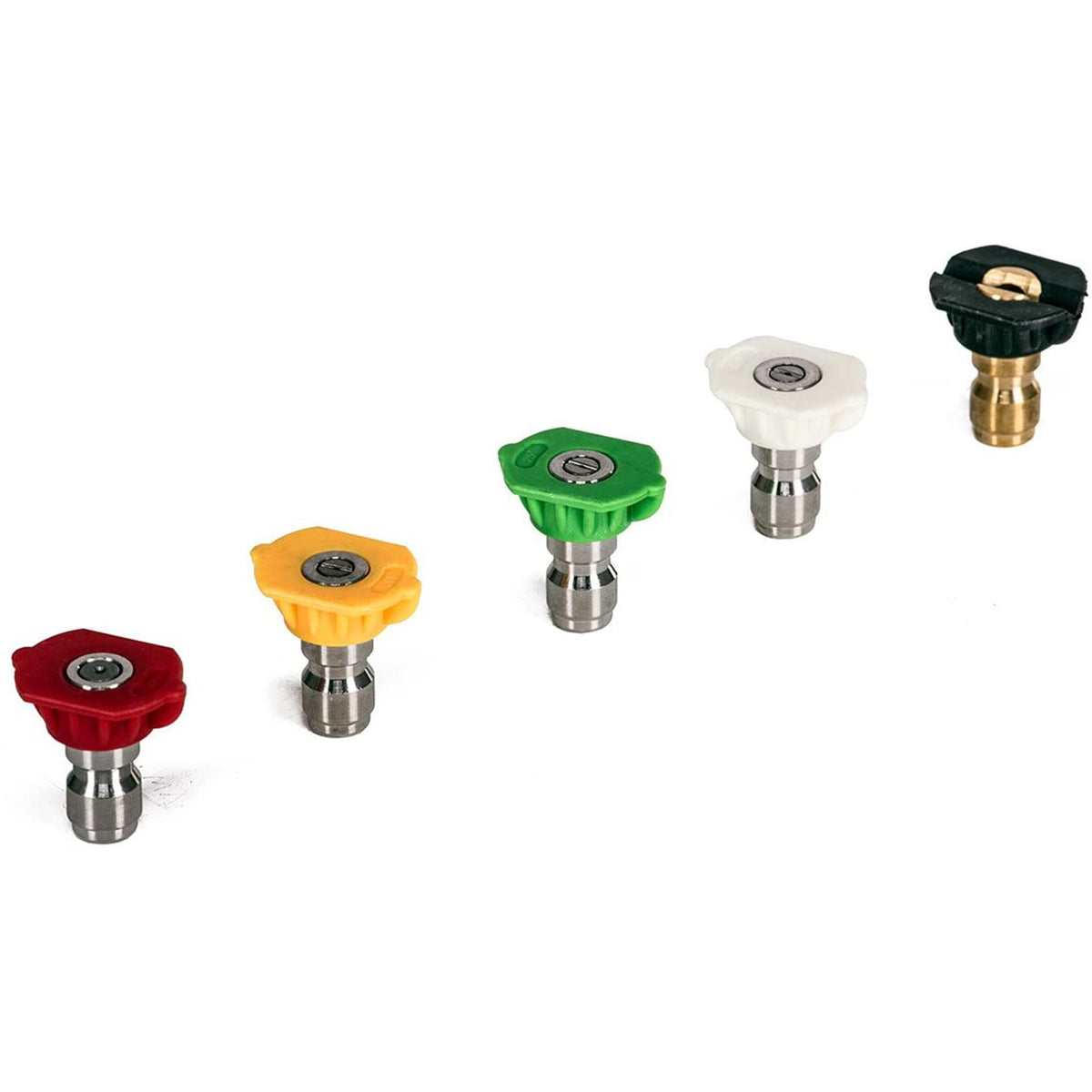 Greenworks 4500 PSI Universal Pressure Washer Spray Tip Attachments (5 Pack)
