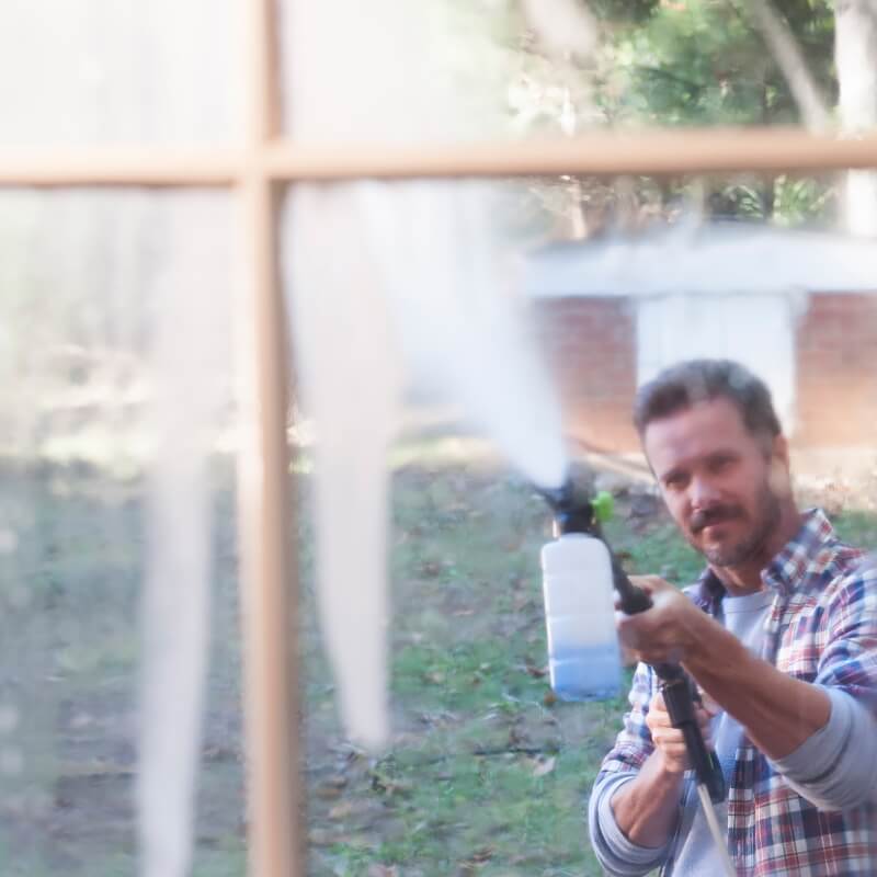 Applicateur de savon haute pression