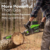 80V  18" Gen II Chainsaw, 4.0Ah Battery and Rapid Charger Included (Available at Costco)