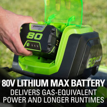 Load image into Gallery viewer, 80V 21&quot; Brushless Lawn Mower, (2) 2.0Ah Batteries and Charger Included - GLM801601
