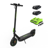 48V (2x24V) STEALTH Series Electric Scooter, (2) 4.0Ah Batteries and Dual Port Charger Included