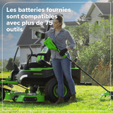 80V 60" Maximus Z Zero Turn Mower, (2) 16Ah, (4) 8.Ah  Batteries and 1.5Kw Charger Included | MZ6081