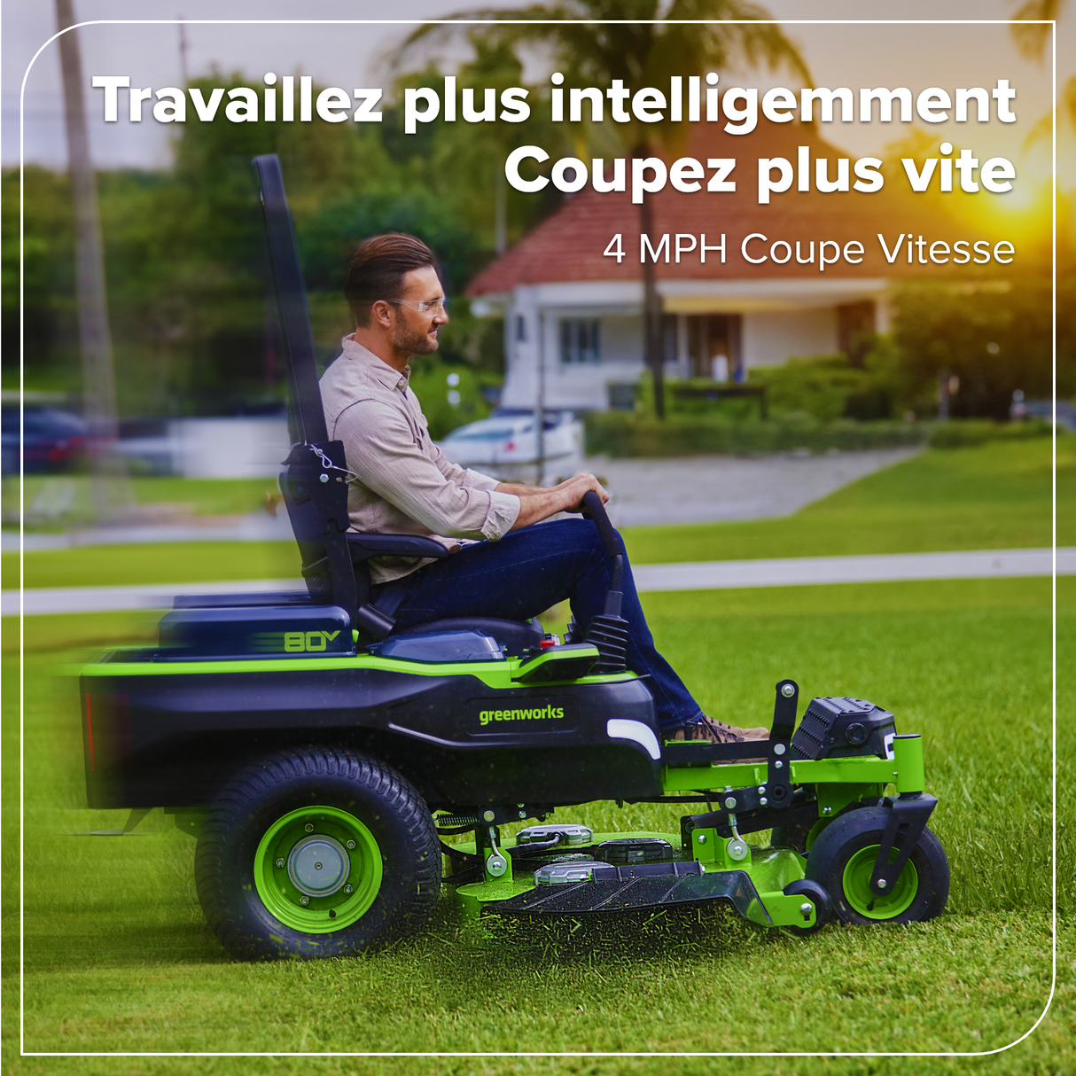 80V 60" Maximus Z Zero Turn Mower, (2) 16Ah, (4) 8.Ah  Batteries and 1.5Kw Charger Included | MZ6081