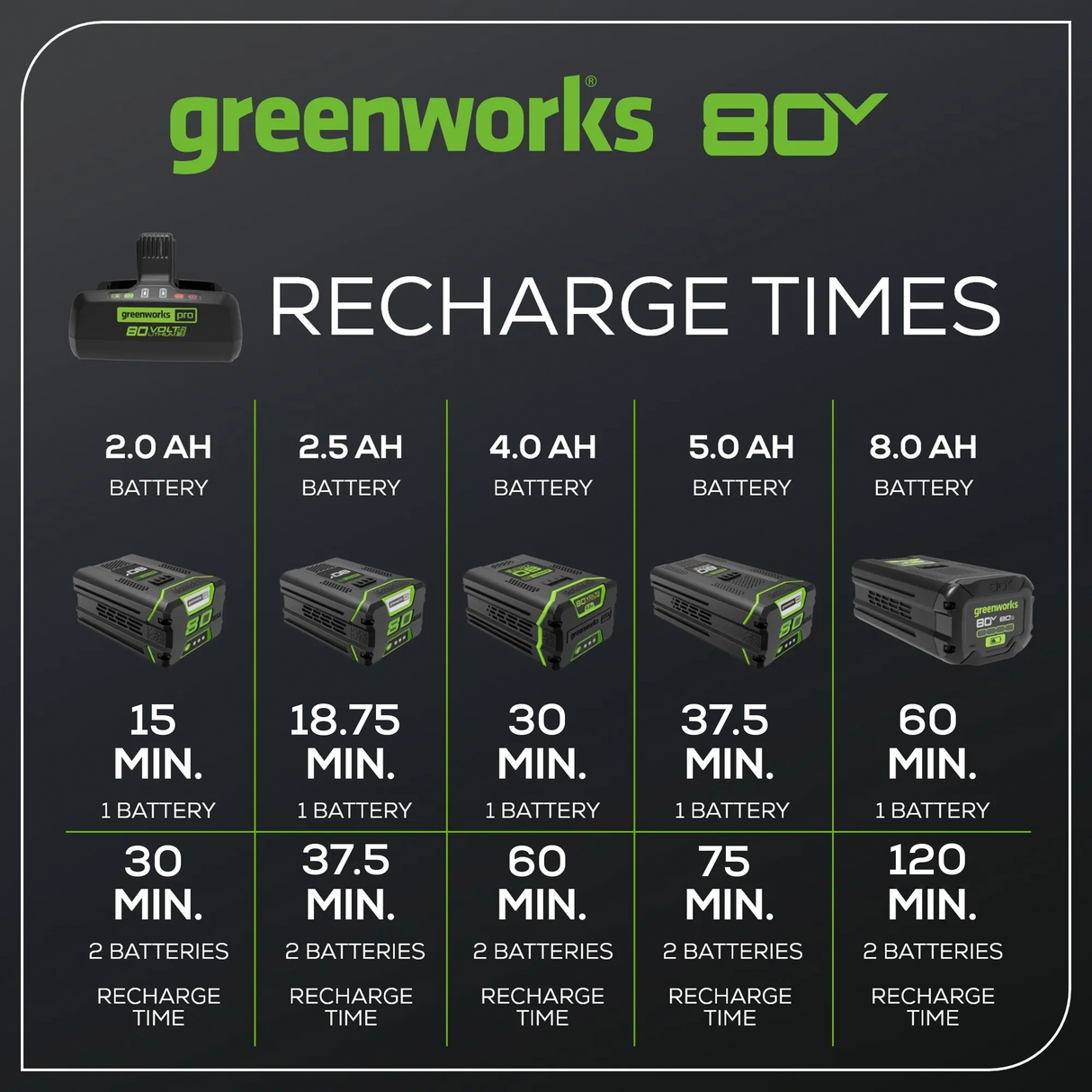 80V Dual Port Rapid Charger