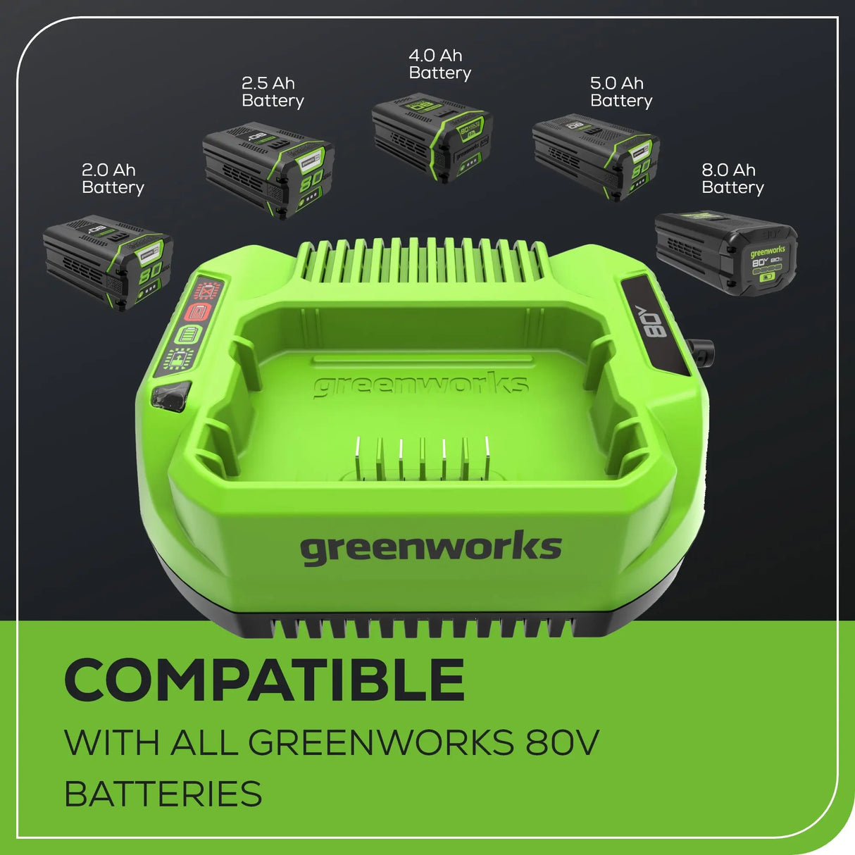 Ensemble 80 V de batterie 80 V, 2,5 Ah et chargeur 2 A