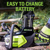 80V 16" Brushless Chainsaw, 2.0Ah Battery and Charger Included - CS80L211