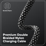 24V 100W 2M Braided Charging Cord