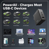 Greenworks POWERALL 100W Charger with (2) USB-C ports and USB-A Port