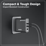 Greenworks POWERALL 100W Charger with (2) USB-C ports and USB-A Port