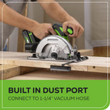 24V Brushless  6- 1/2'' Circular Saw (Tool Only)